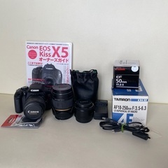 キャノン Canon EOS Kiss X5 付属品多数 美品の画像