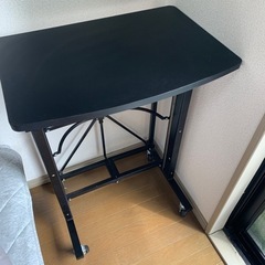 E-WIN スタンディングデスク 昇降 手動 キャスター付き 折りたたみ式 昇降デスク テーブル 幅58cm テーブル 高さ調整 立ち仕事 コンパクト パソコンデスク 在宅 テレワーク デスク 折り畳み 机の画像