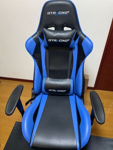 ゲーミングチェア GTRACING GT002-BLUE