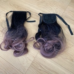 ポイント　ウィッグ　エクステ　ハーフ