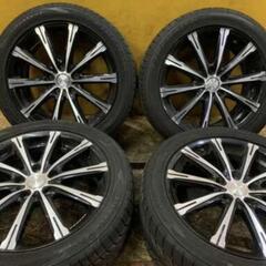 値下応談★【Firestone WIDE OVAL 215/50R17】夏タイヤ 4本【BS BALMINUM 社外 17インチ 7J5HPCD114.3+53】ブラポリ