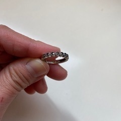 【碌山】新品シルバー＆マルカジット　アンティーク風リングの画像