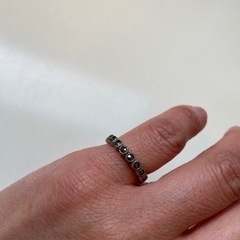 【碌山】新品シルバー＆マルカジット　アンティーク風リングの画像