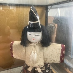 雛人形　53年前位　ガラスケース付の画像