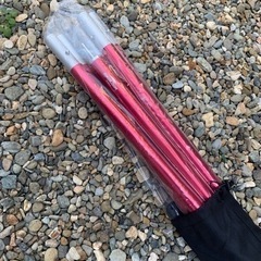 Soomloom タープポール テントポール アルミ製テントポール 2本セット 直径28mm 高さ60〜240cm 4段階 高さ調整 2本 タープ ウイング タープテント 用 ポール アルミニウム合金 ビッグタープポールの画像