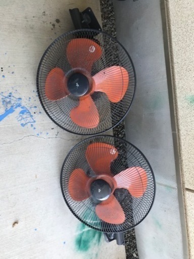 【お得意】扇風機(壁、支柱用)　2台セット