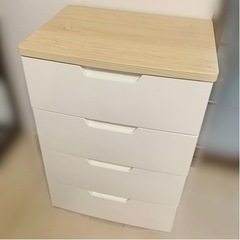 4段チェスト(引き出し)【決まりました】の画像