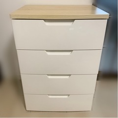 4段チェスト(引き出し)【決まりました】の画像