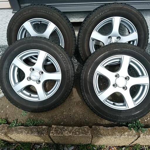 14インチアルミホイルスタッドレス付き