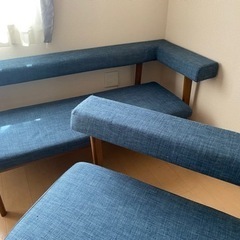 【4月中旬まで】ダイニングチェア2脚セット　LIVING HOUSE MOCOA（モコア）の画像