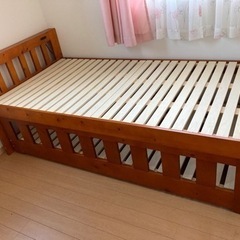 引き出し式２段ベット　2口コンセント付き