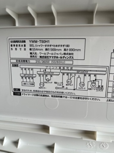 ☆新生活応援!!☆ 激安洗濯機!! ヤマダ 全自動電気洗濯機