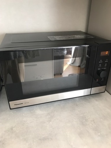 新品同様　パナソニック　NE-FL222 メタルブラック　22L 電子レンジ