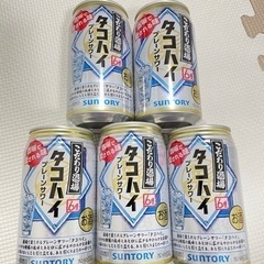 サントリー タコハイ 5本  プレーンサワー 