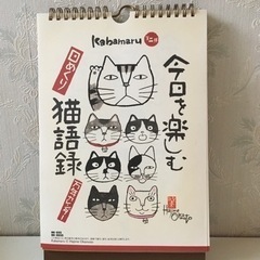 万年カレンダー　猫柄