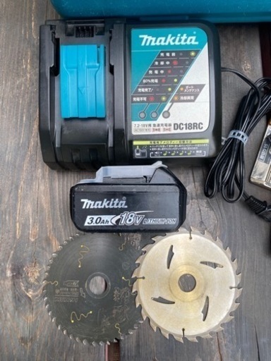 中古 マキタ　HS471D 18V 125mm マルノコ　白　