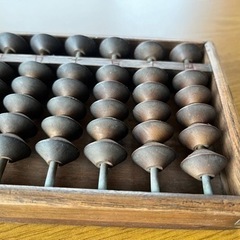 さらに値下げ!  アンティーク　そろばん　5つ玉の画像
