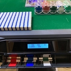 【点棒表示】【美品】【保証2年以上付】全自動麻雀卓　イス付の画像