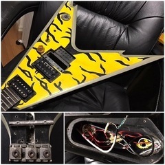 DEANダイムRAZORBACKフライングVセットネックギター現状 パンテラ ジョージリンチの画像