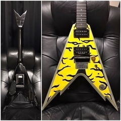 DEANダイムRAZORBACKフライングVセットネックギター現状 パンテラ ジョージリンチの画像