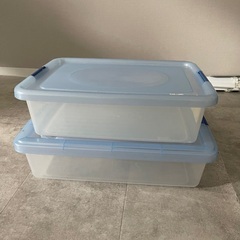 収納ケース　大小2つ　プラスチック