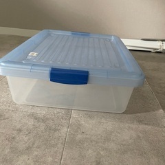 収納ケース　大小2つ　プラスチックの画像