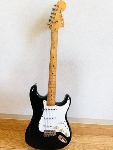 フェルナンデス FERNANDES 石ロゴ  ストラトキャスター ブラッキー