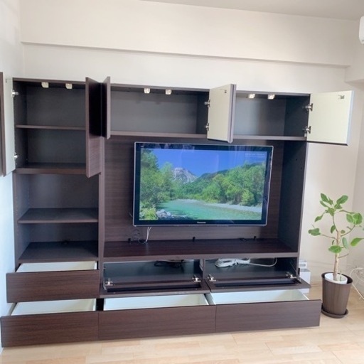 島忠の高級ハイタイプのテレビ台です【価格交渉応じます】