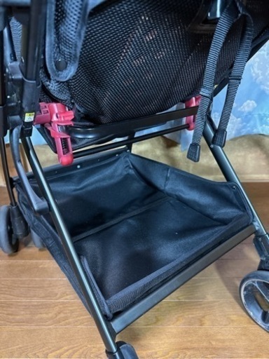 【美品】アップリカ ベビーカー オプティア（92782） ブラック
