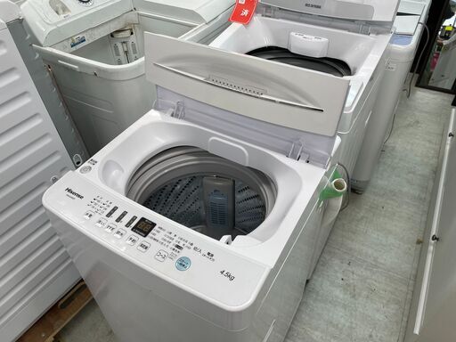 配送設置込み!　②ハイセンス4.5K　2020年製　分解クリーニング済み