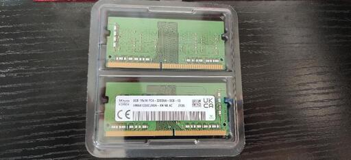 ノートパソコン用のメモリー  16G