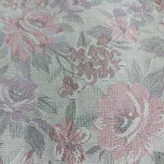 カーテン（織り）暖色系　花柄（一組2枚）の画像