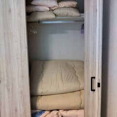 シングル・ダブルサイズ布団セット まとめて持ってってくださいの画像