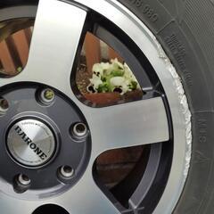 【お引渡し決定】ハイエース用　スタッドレスホイール＆タイヤセット(4本セット)の画像
