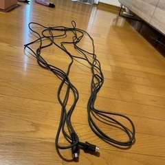 4/6(木)夜には不燃ゴミとして出す予定/あげます、に変更〉midiケーブル　10m KORG製の画像