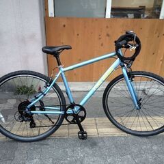 FlNE BIKES[ファインバイク]700c クロスバイク アルミ/7speed/ブルー