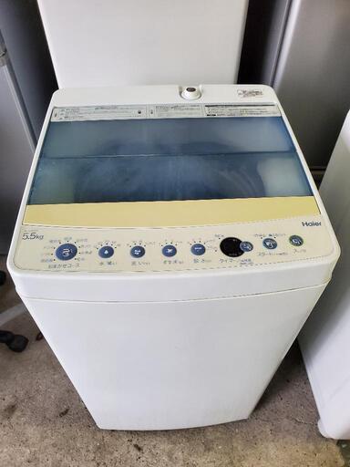 2019年式❗ハイアール5,5Kg洗濯機❗分解クリーニング済みでキレイ‼️