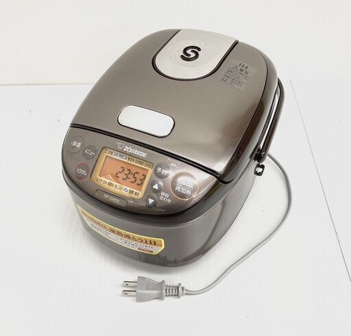 【レガストック江東店】 象印 炊飯器 3合 2021年製 IH式 極め炊き ステンレスブラウン NP-GW05