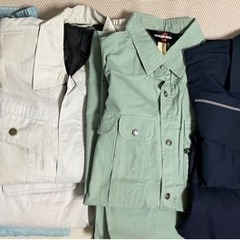 作業着（上下セット）4着+ベスト