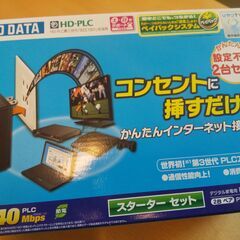 コンセントを利用したネットワークアダプター（中古）