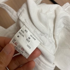 白サロペの画像