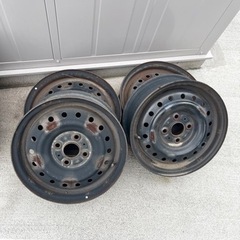 14インチ　スチールホイール　鉄チン