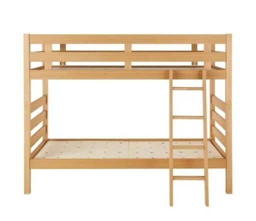 無印２段ベッド（金具欠品あり）