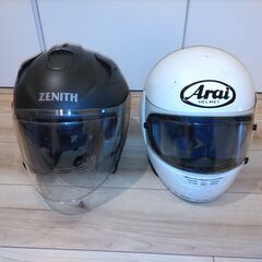 ヘルメットあげます　アライラパイド　ヤマハゼニス　各サイズM　5...