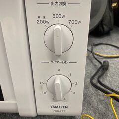 電子レンジ　ホワイトの画像