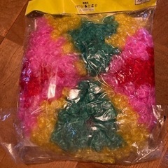 アフロヘア　レインボー　パーティ　仮装　ウィッグの画像