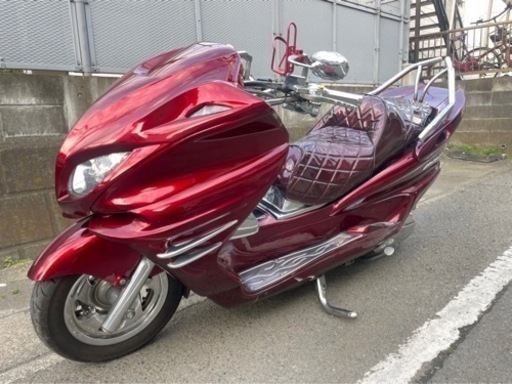 大人気オールワインレッドカラー‼︎【YAMAHA マジェスティ】スピーカー4発‼︎