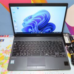 JC0310 富士通 ノートパソコン LIFEBOOK U938/S LTE Win11 良品 office2021