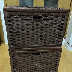 ニトリ、ランドリーBOX 2つ