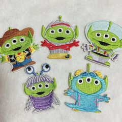 ディズニー　ワッペン　リトルグリーメン